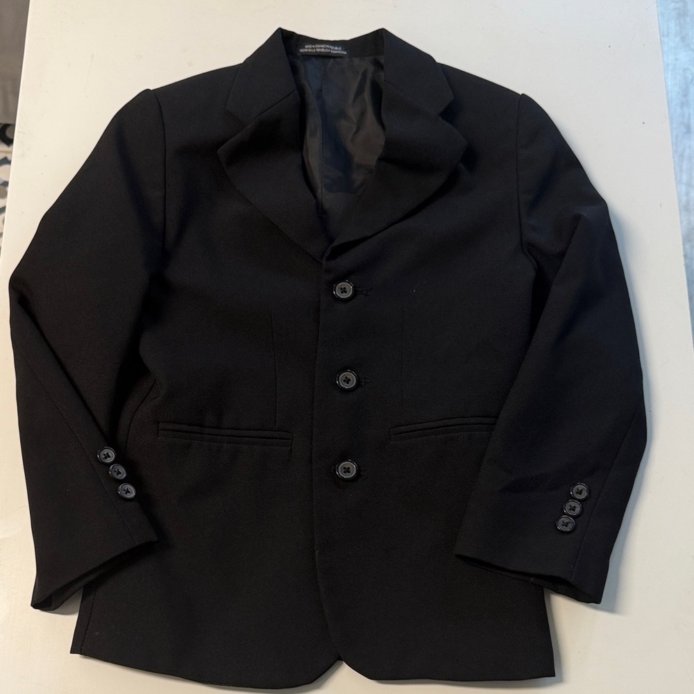 Kids Black Blazer Jacket